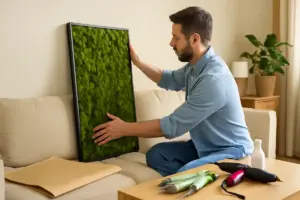 Tappeti di muschio per decorazione domestica: la guida pratica per applicarli senza errori