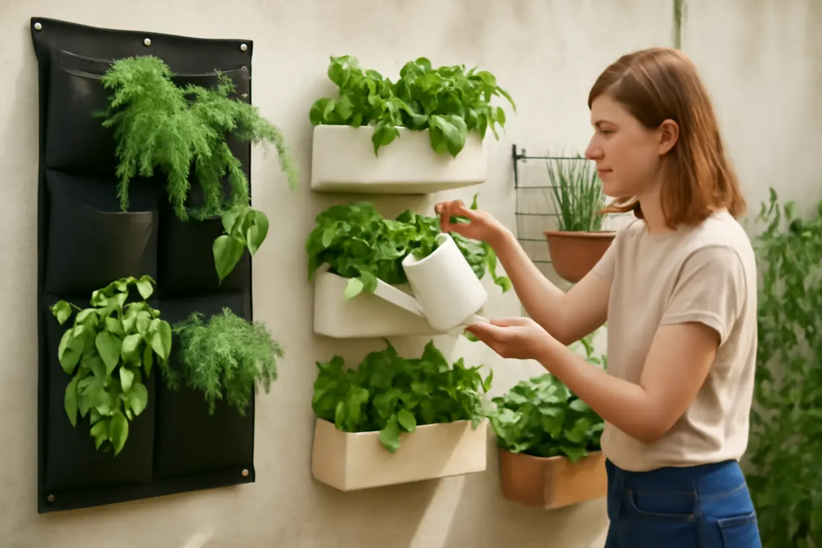 Giardinaggio verticale da parete: le 3 soluzioni che facilitano anche la manutenzione
