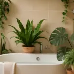 Come disporre le piante in bagno per un effetto spa? Le varietà che amano l’umidità e sanno stupire