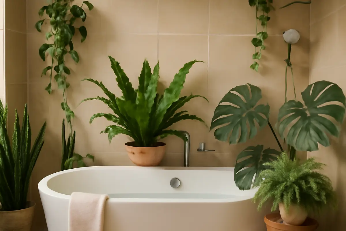 Come disporre le piante in bagno per un effetto spa? Le varietà che amano l’umidità e sanno stupire