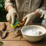 Come si puliscono correttamente gli attrezzi da giardinaggio? la routine che previene malattie fungine