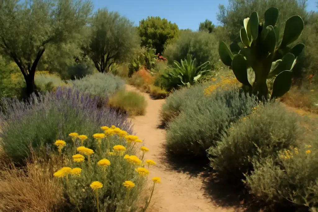 Giardino mediterraneo senza irrigazione automatica: le varietà che superano bene la siccità