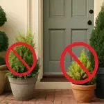 Come abbellire l’ingresso con piante sempreverdi? Evita questi abbinamenti che si ostacolano tra loro