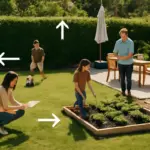 Quante zone funzionali prevedere in un giardino famigliare? la ripartizione che non ti aspetti
