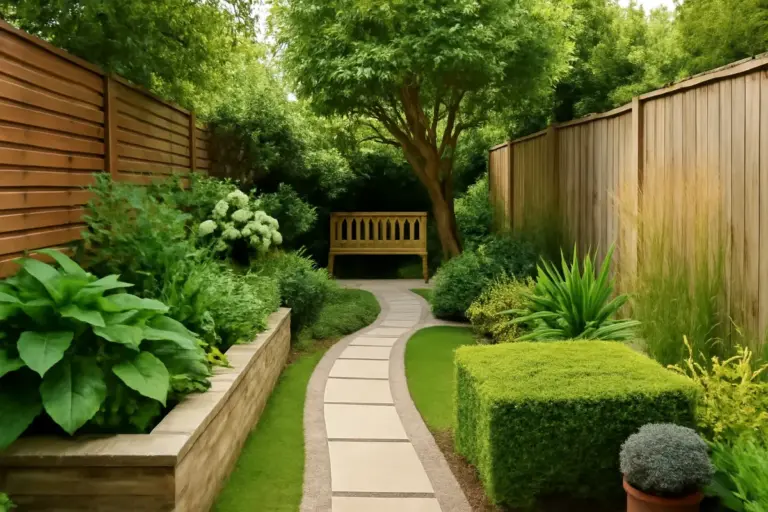 Come ottimizzare un giardino stretto e lungo? tecniche che ne ampliano la percezione visiva