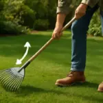 Come si usa correttamente il rastrello in giardino? il trucco per non rovinare il prato