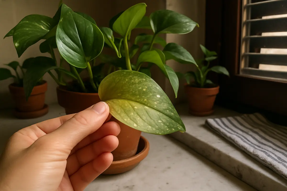 Macchie e patine sul pothos: la spiegazione che nessuno si aspetta
