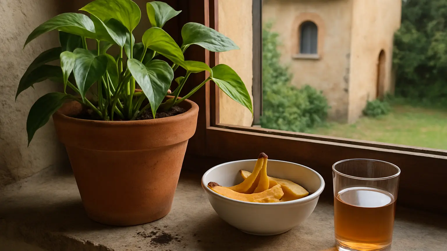Caffè, bucce e gusci: quale scarti nutrono davvero le piante in casa