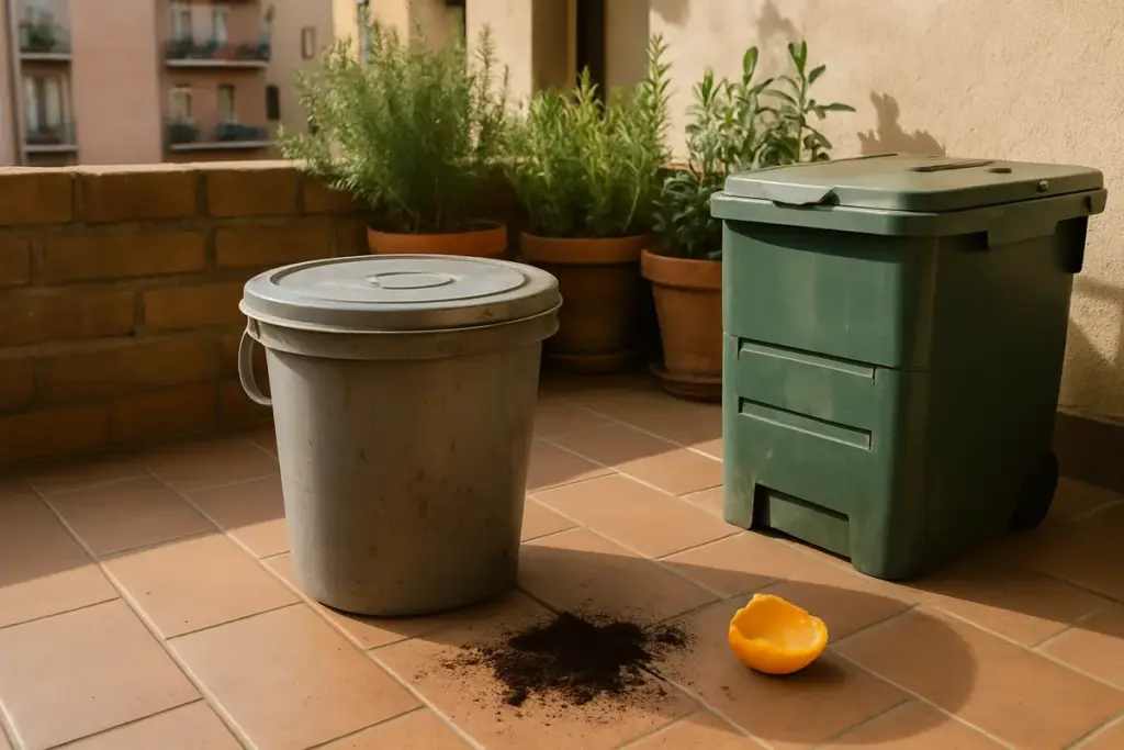 Raccogliere scarti altrui gratis: l’errore che svuota il compost in tre mesi