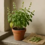 Basilico in fiore: le foglie amare si usano ancora, ecco come