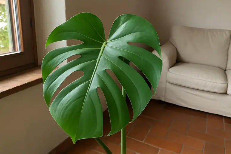 La Monstera si taglia da sola: cosa fanno le spaccature sulle foglie