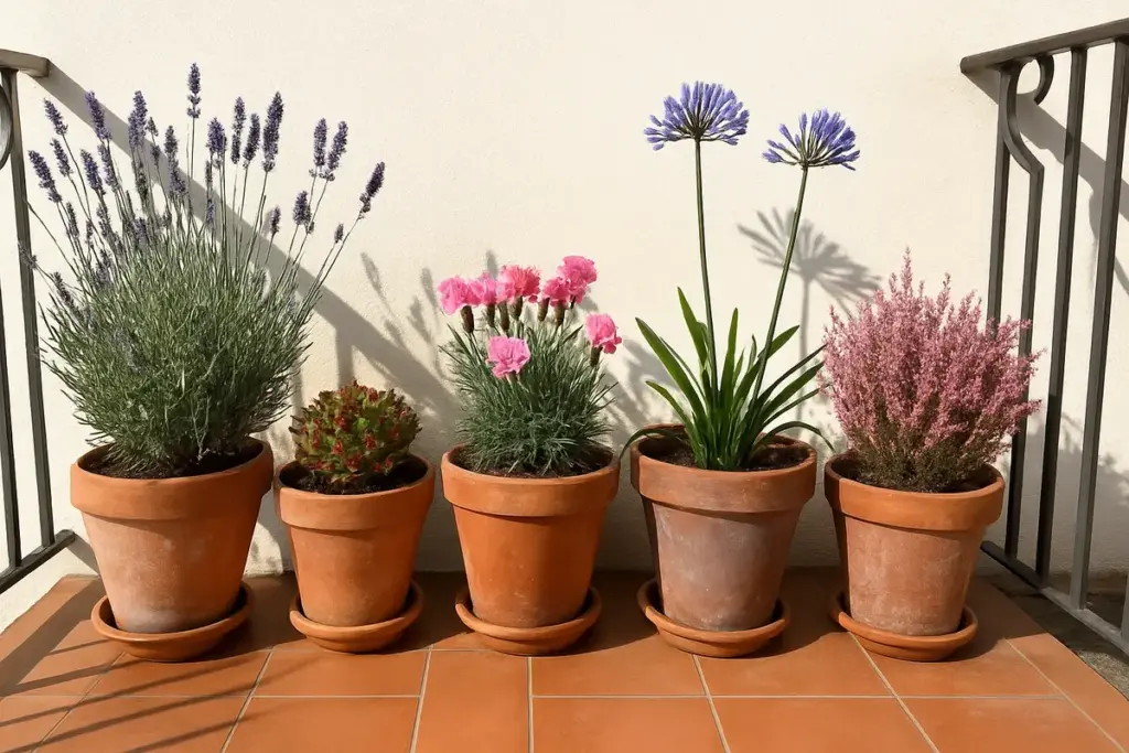 Gelo e sole a piene mani: 5 piante da balcone che reggono senza scuse