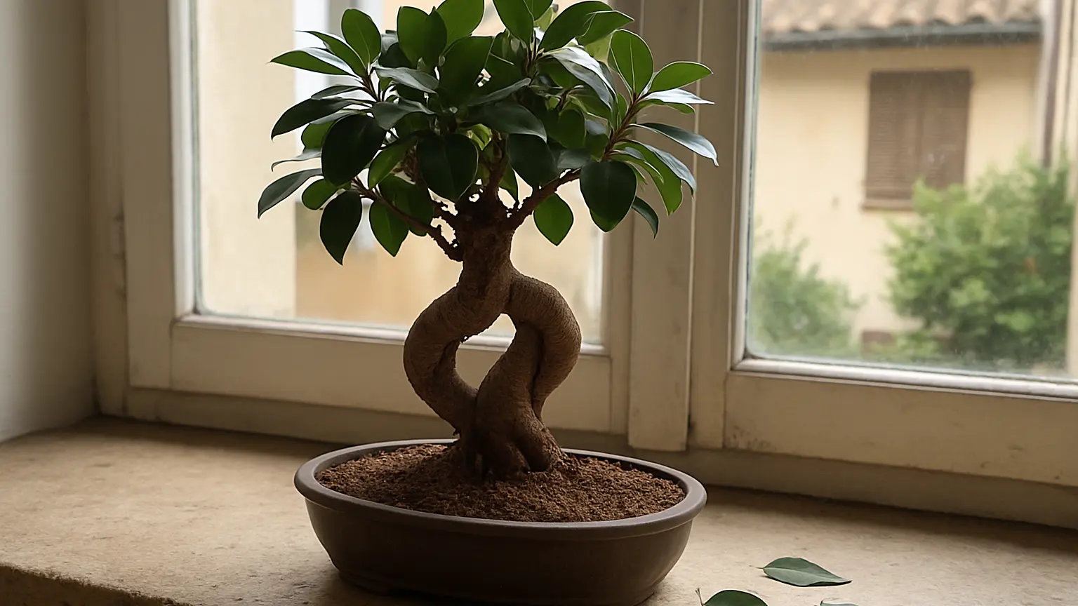 Il ficus bonsai perde le foglie in casa: la radice che non respira spiega tutto