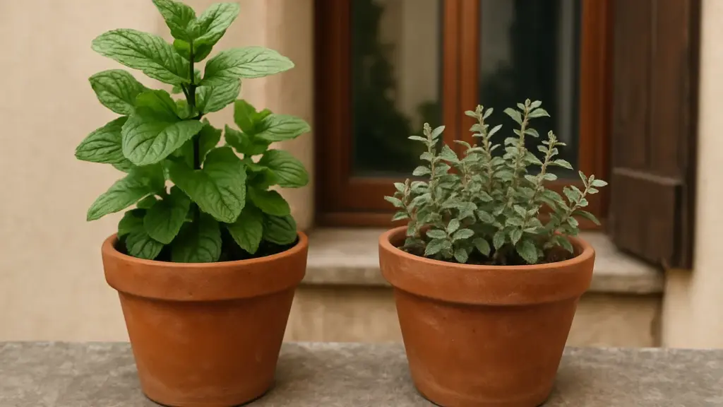 Mentuccia o menta: la foglia che profuma uguale ma in vaso si comporta diverso
