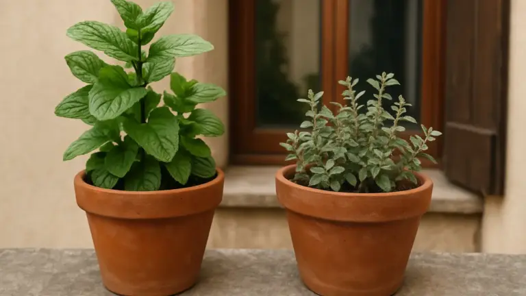 Mentuccia o menta: la foglia che profuma uguale ma in vaso si comporta diverso
