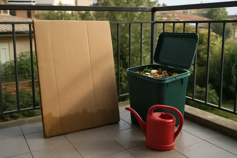 Cartone nel compost: triturarlo non è l’unico modo, e spesso è il peggiore
