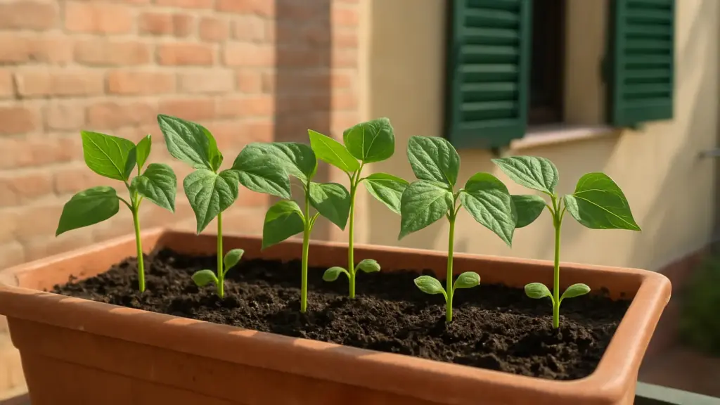 Fagiolini nani in vaso o aiuola: 30 cm di profondità cambiano tutto