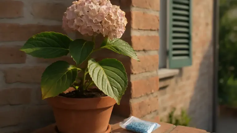 Ortensie con foglie grandi e nessun fiore: il pH blocca il concime