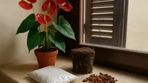 Anthurium che smette di fiorire: il rinvaso nel momento sbagliato blocca tutto