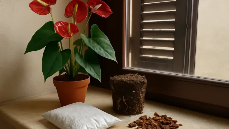 Anthurium che smette di fiorire: il rinvaso nel momento sbagliato blocca tutto